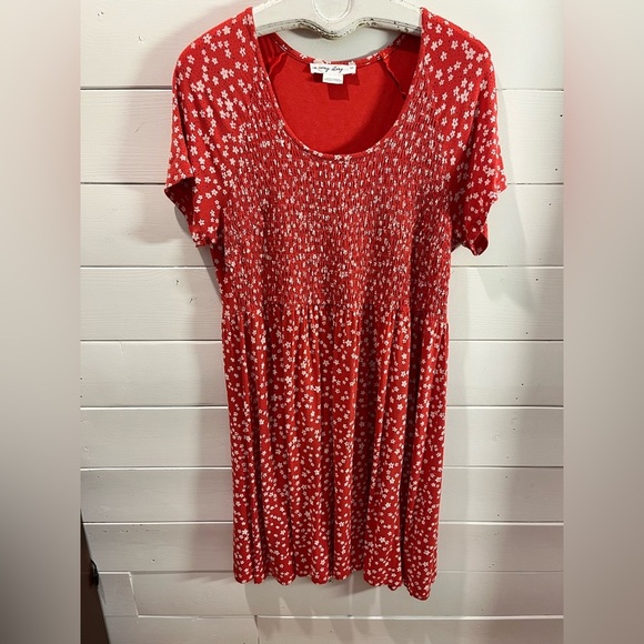 IN EVERY STORY – Red Floral Dress – Size X - Picture 5 of 10
